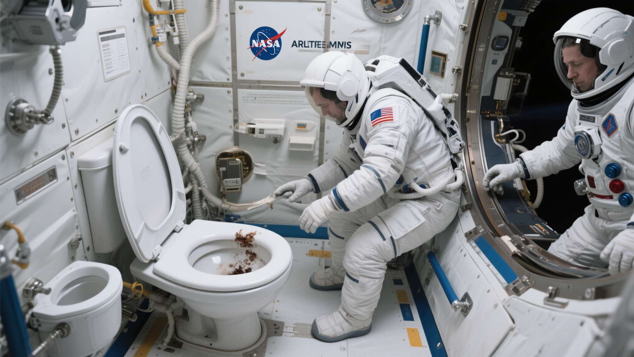 值得一提的是，早在2020年，NASA就曾因国际空间站上的马桶故障，导致宇航员不